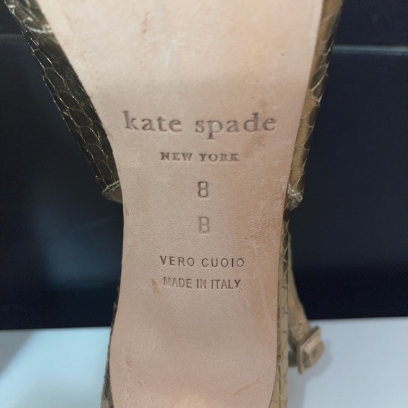 Gold Kate Spade high heels - Picture 7 of 7